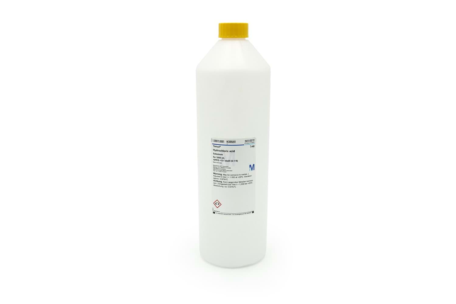 Bild von 0,1 N Salzsäure Maßlösung